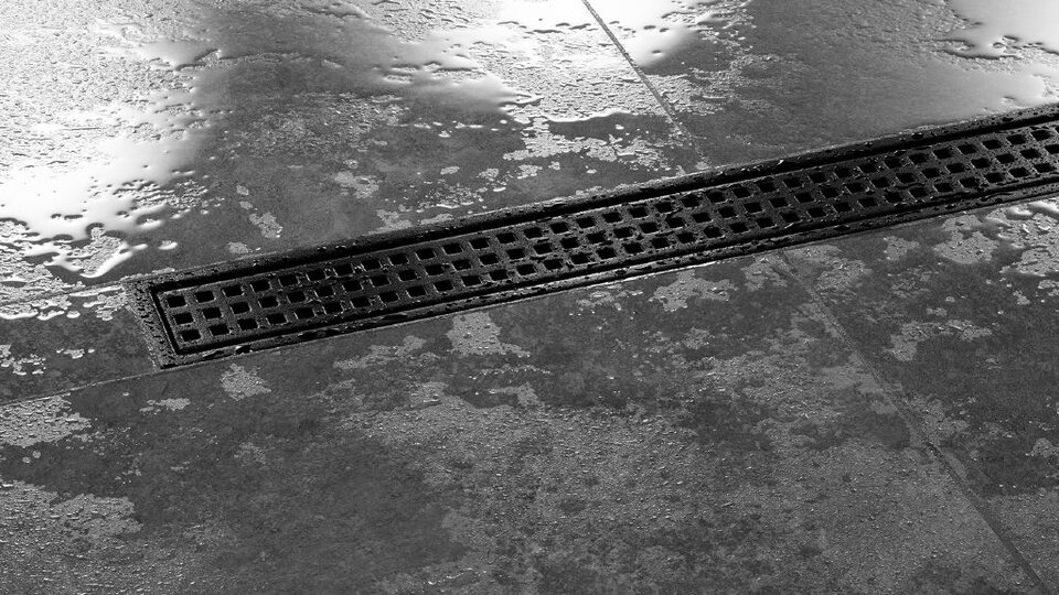 Schlüter®-KERDI-LINE-B MGS Entwässerungsrinne Badezimmer graphit schwarz matt